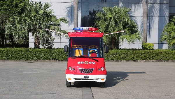 瑪西爾電動消防車出動，秋冬干燥注意防火